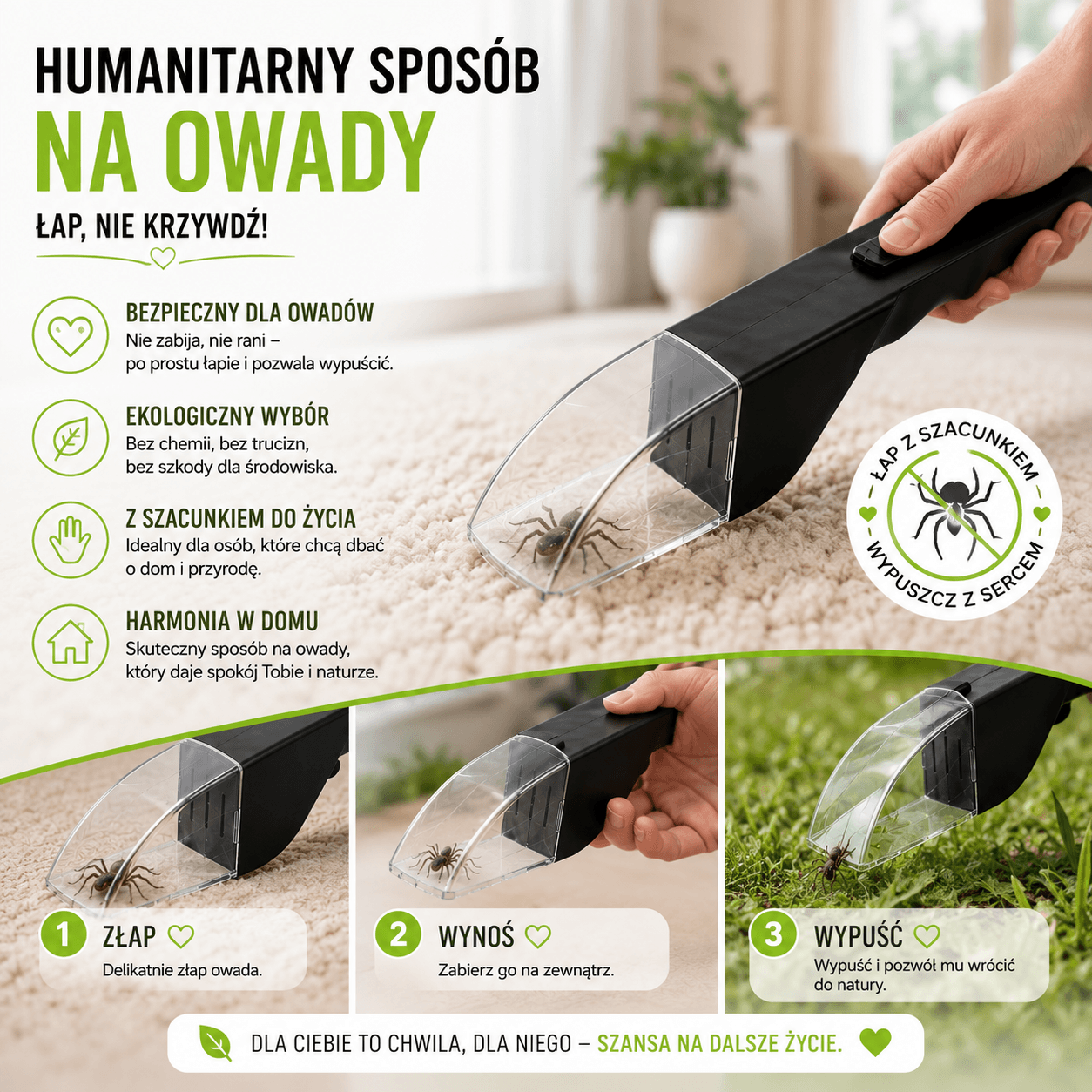 Szanuj naturę dzięki Owadochwytowi